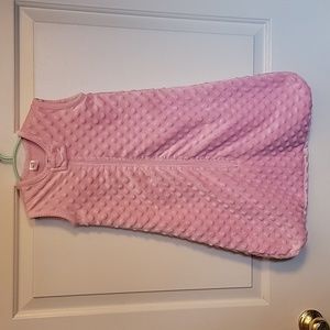 HB Baby, Minky Baby Sleepsack with soothing dots, SM 0-6 mon. Pink 💗
